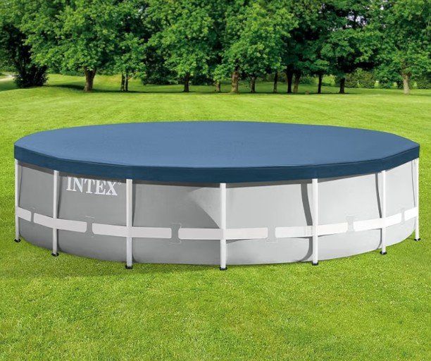 Intex 15ft Pool Cover for Round Metal Frame Pool