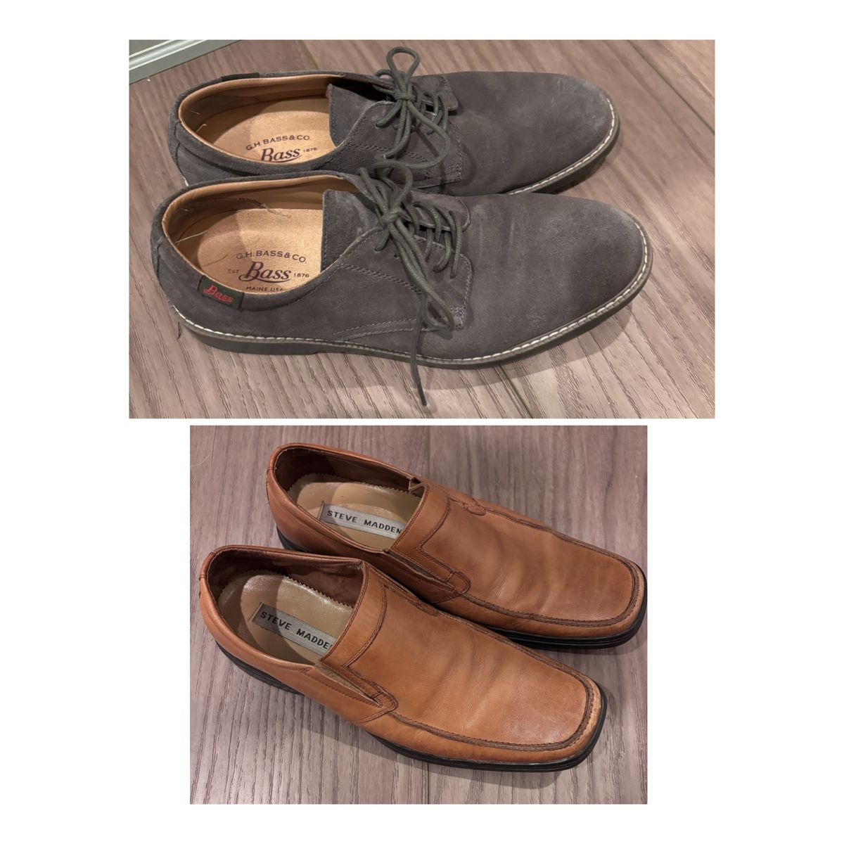 Men’s Leather Dress Shoes Size 8 1/2 $20 each