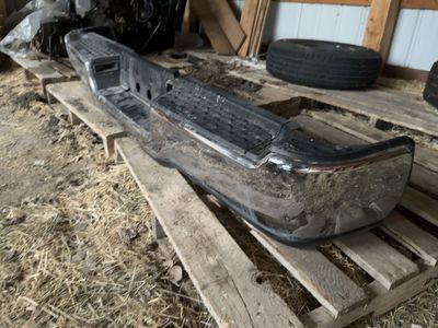Ram 2500, 35000 rear Chrome Rear Truck Bumper Assembly for years 2019 to 2024 - perfect condition