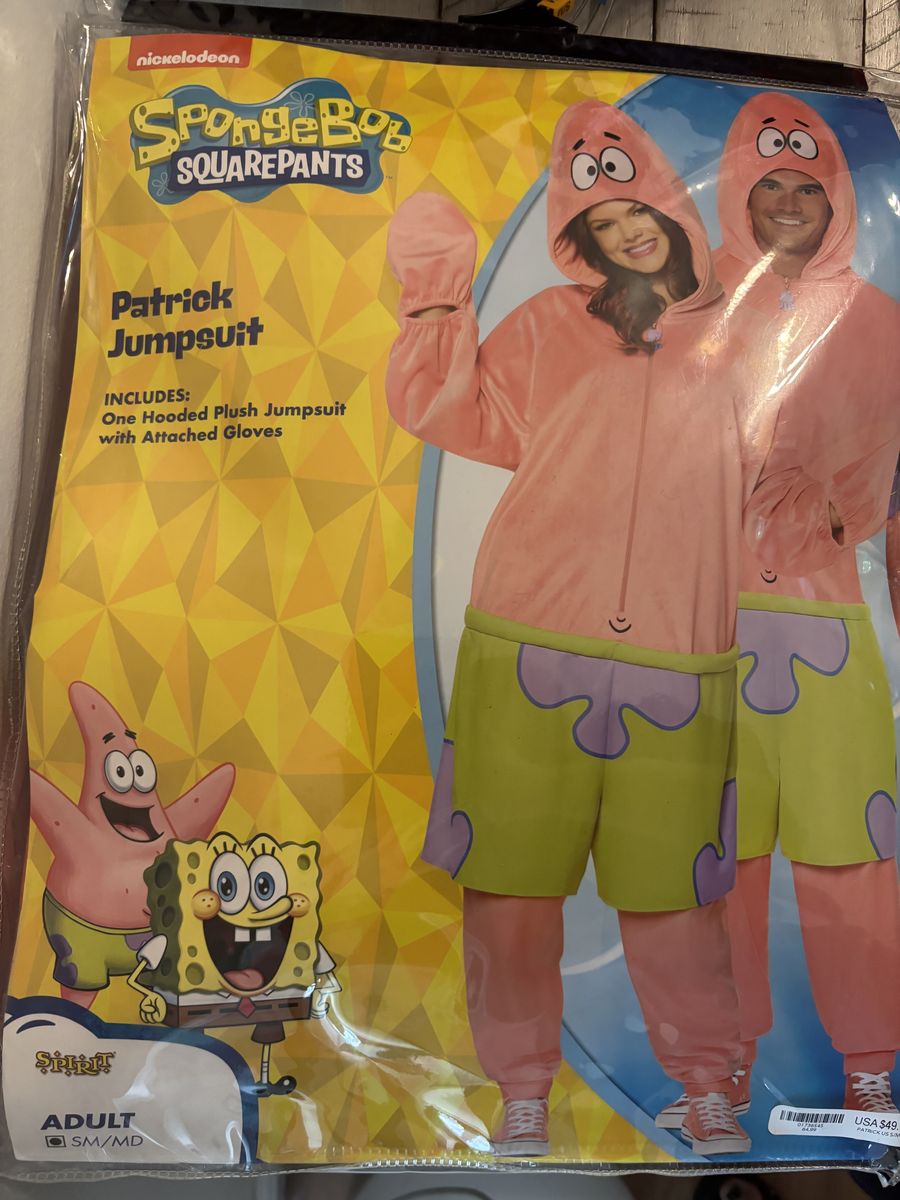 Adult SpongeBob costume 