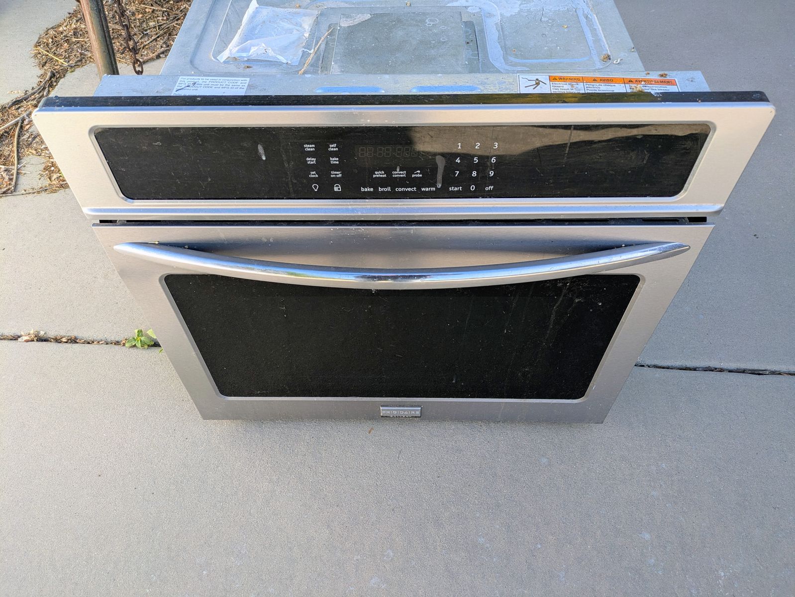 Free non working convection oven
