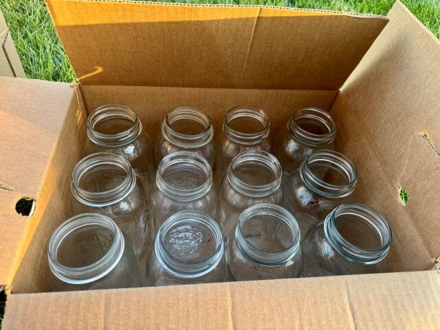 Kerr/Ball Canning Jars – Quart Size, 12 for $8