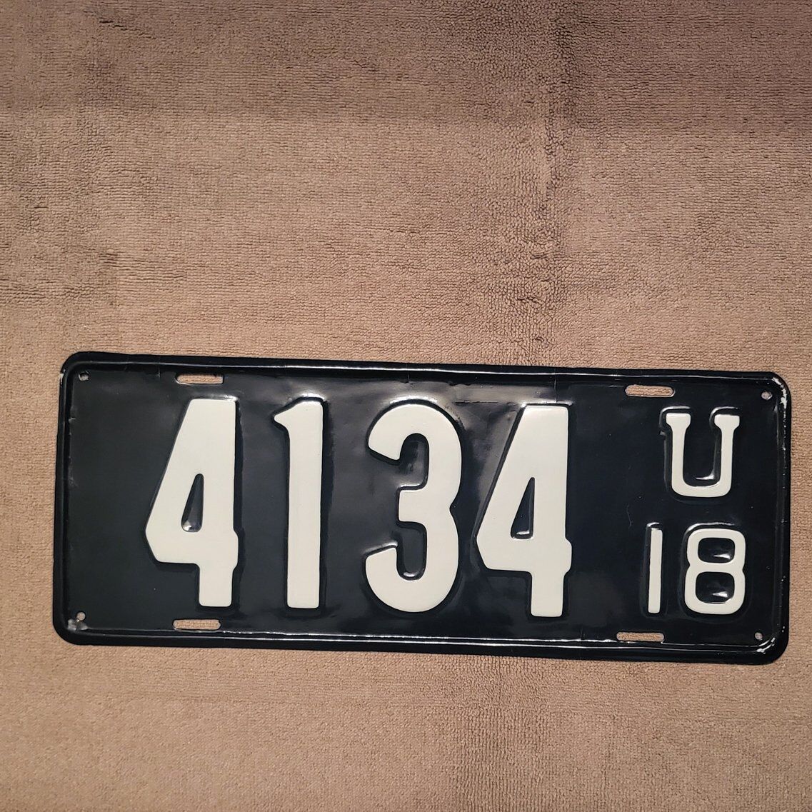1918 Utah license plate