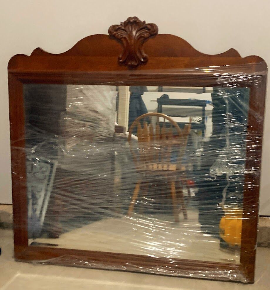 Cherry Wood Framed Mirror