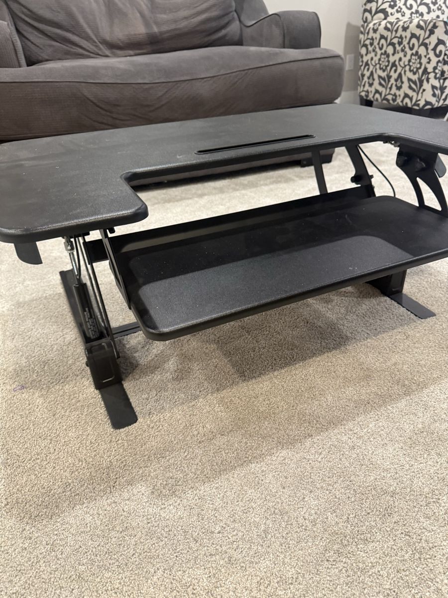 Black Standing Desk Converter