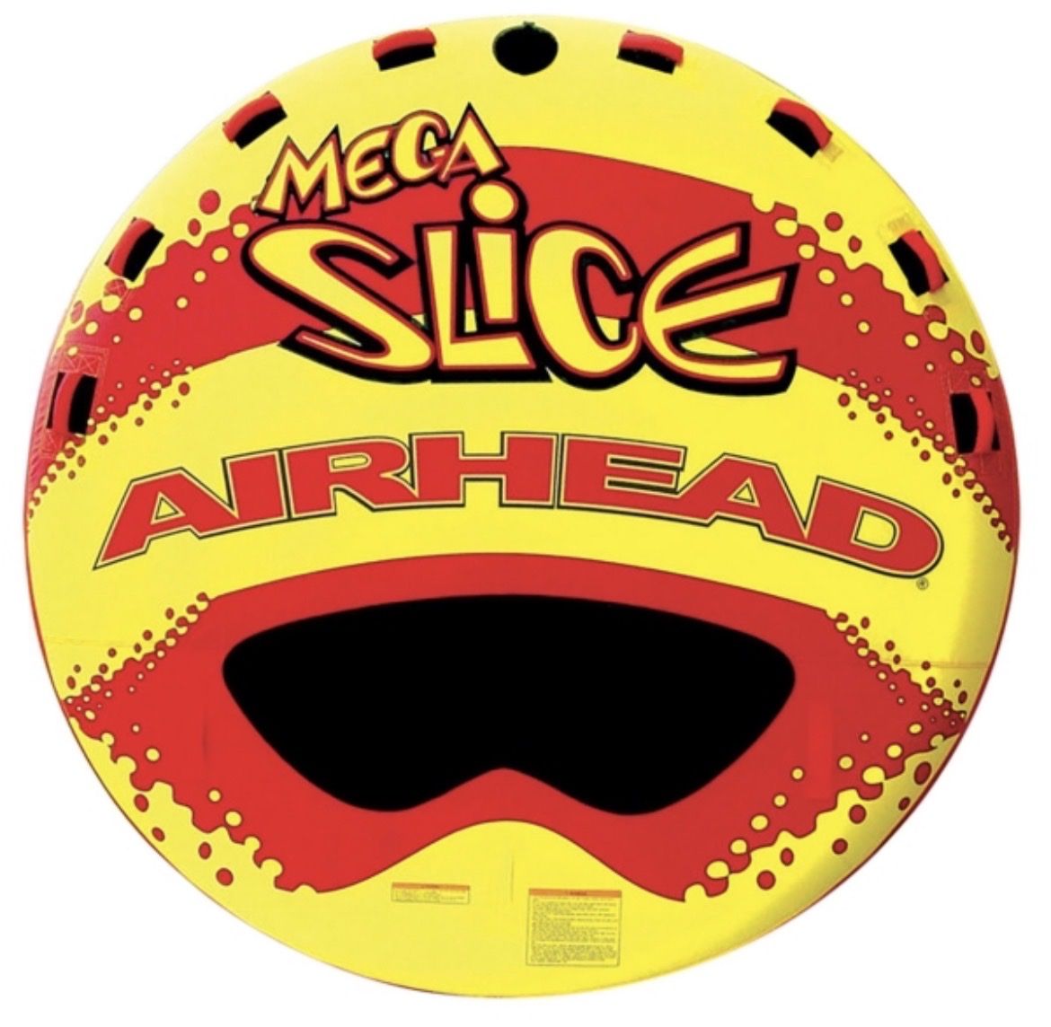 Airhead Mega Slice Inflatable Boating Tube – Huge 4-Person Towable