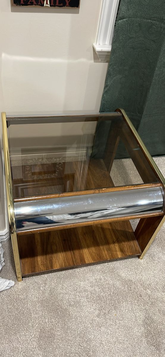 Antique end table