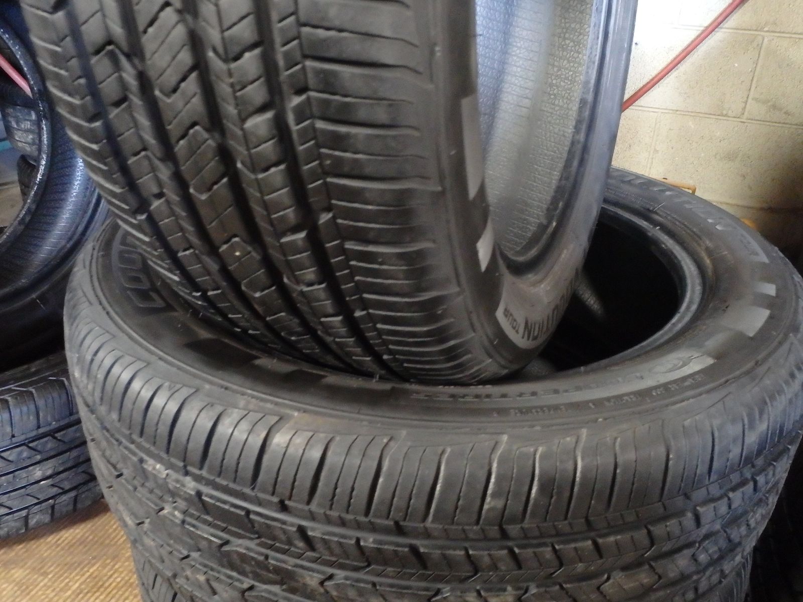 225/50R18 COOPER EVOLUTION TOUR PAIR OF TWO USED TIRES