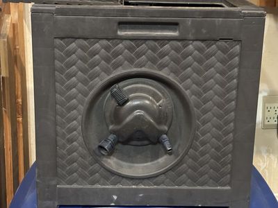 Garden Hose Hideaway Box / Hose Reel Storage