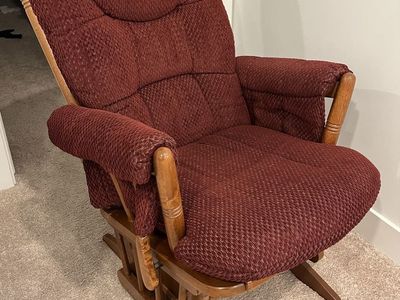 Dutailier Wooden Glider Rocker Chair