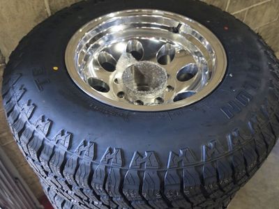 New Pro Comp Mod Polished Alloy LT285/75r16 AT2 AT 8x6.5 Dodge Ram Cummins OBS Chevy Silverado Ford F250 F350 8 lug 3 peak rated