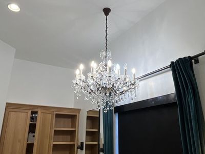 Clear Crystal Chandelier 18 Lights