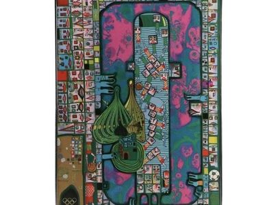 Friedensreich Hundertwasser “Olympische Spiele München” 1972 Numbered Serigraph w/ COA