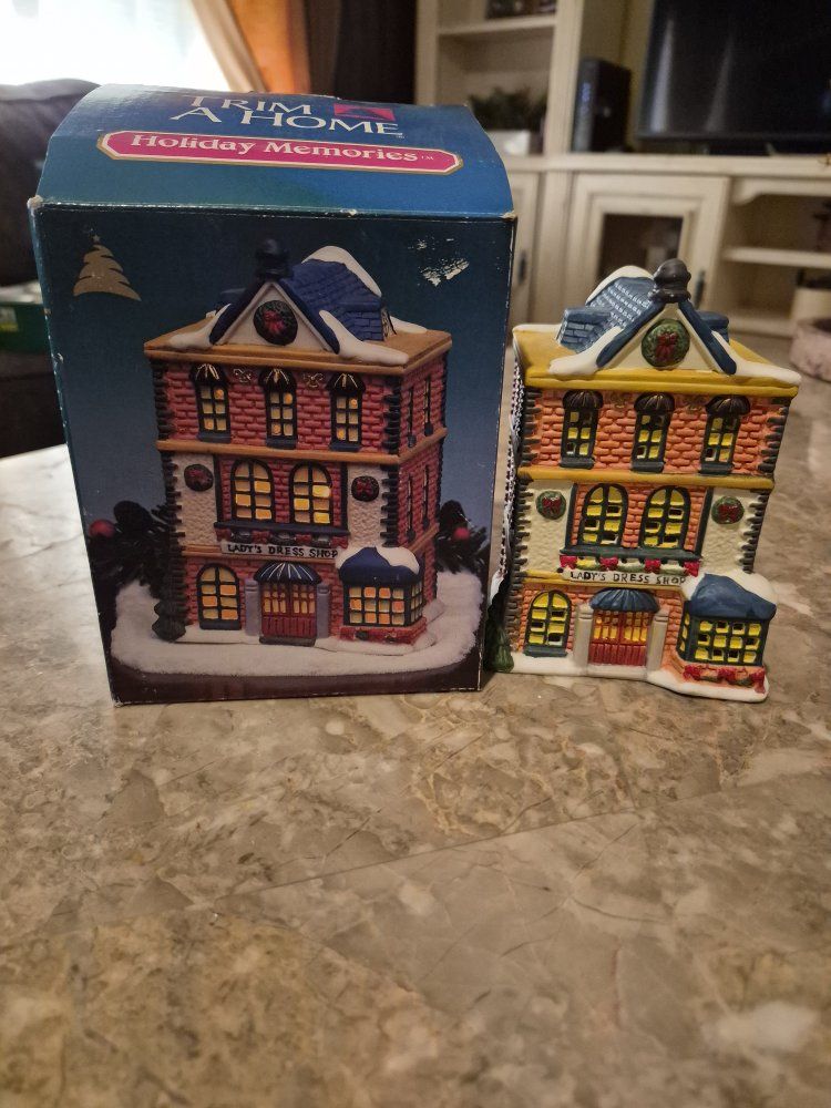 Christmas Village House Ceramic Decor