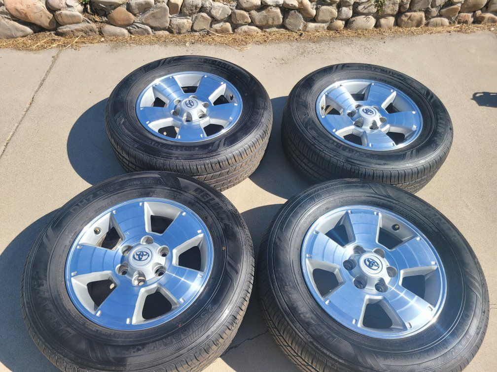 2nd gen Tacoma wheels 255/65R17 tires