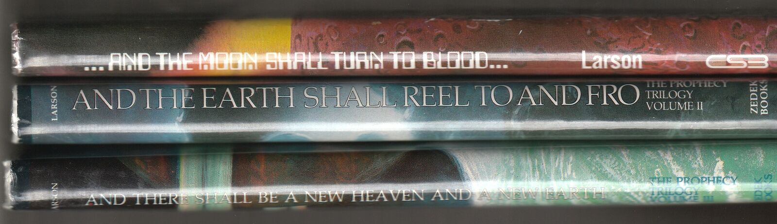 prophecy trilogy books by Anthony E Larson