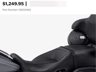 Harley Davidson heated/cooled seat
