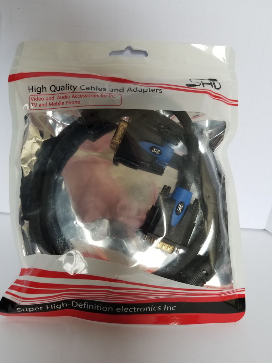 SHD VGA 3 Ft Monitor Cable for PC or Laptop - Unopened