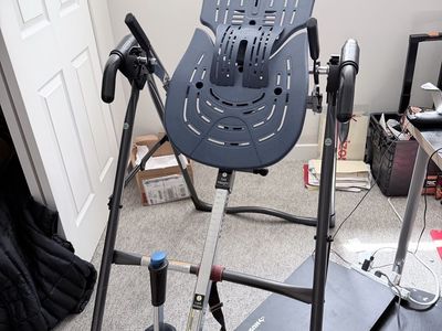 Inversion table for back pain relief