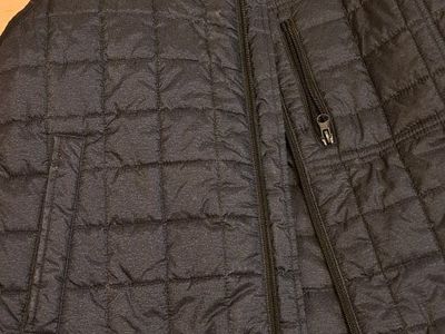 Black Quilted Vest with Zipper Pockets