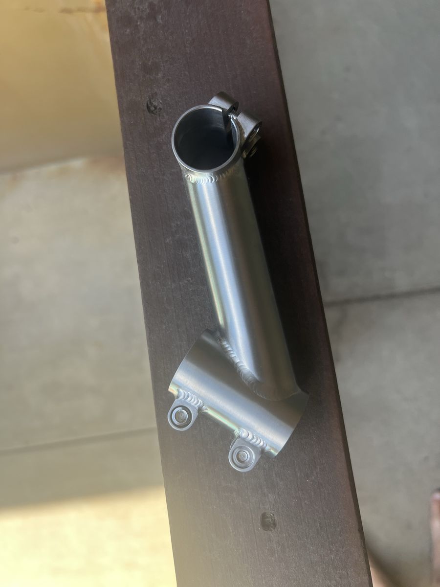Titanium stem