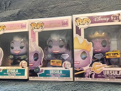 2018-2019 Funko Pops "Disney Ursula" Prices in Description