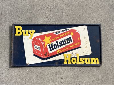 Vintage Holsum Bread Advertising Sign