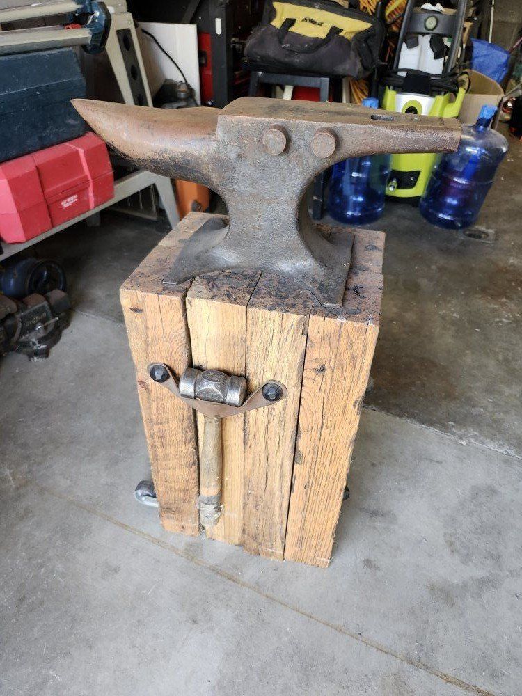 Cliff Carroll 70 Lb. Anvil with Stand