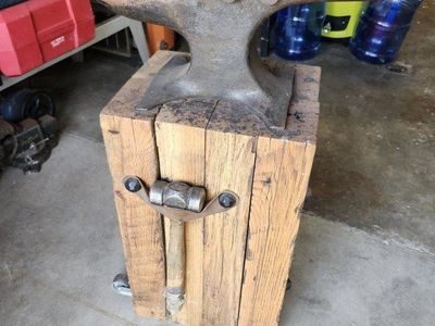 Cliff Carroll 70 Lb. Anvil with Stand