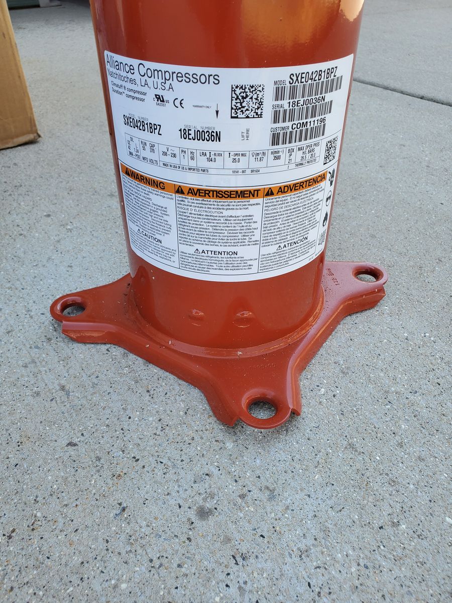 Brand New Trane Compressor Open Box (COM11196)