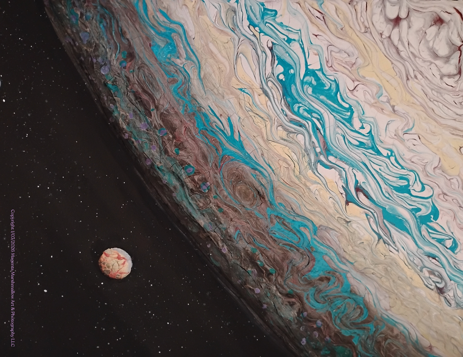 Jupiter and Europa - Original Painting