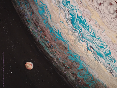 Jupiter and Europa - Original Painting