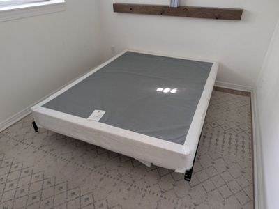 Used queen Box Spring and Metal Bed Frame