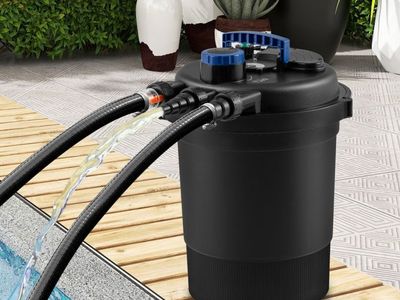 COSTWAY - EP21559 - Pond Water Filter - Black
