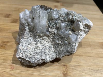 Quartz Crystal Cluster From A Granite Vein