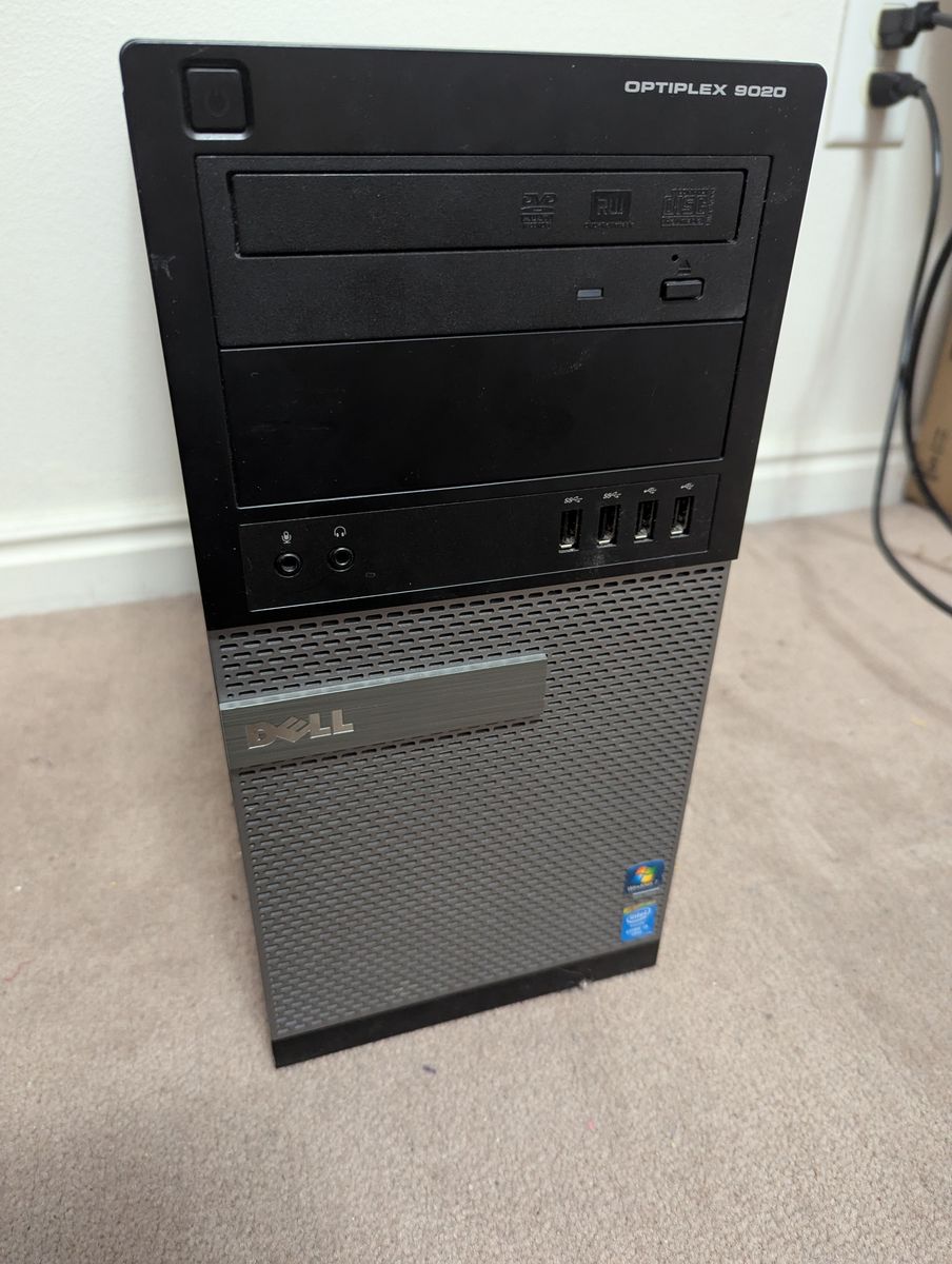 Dell Optiplex 9020, Core i5 processor, 320GB HD