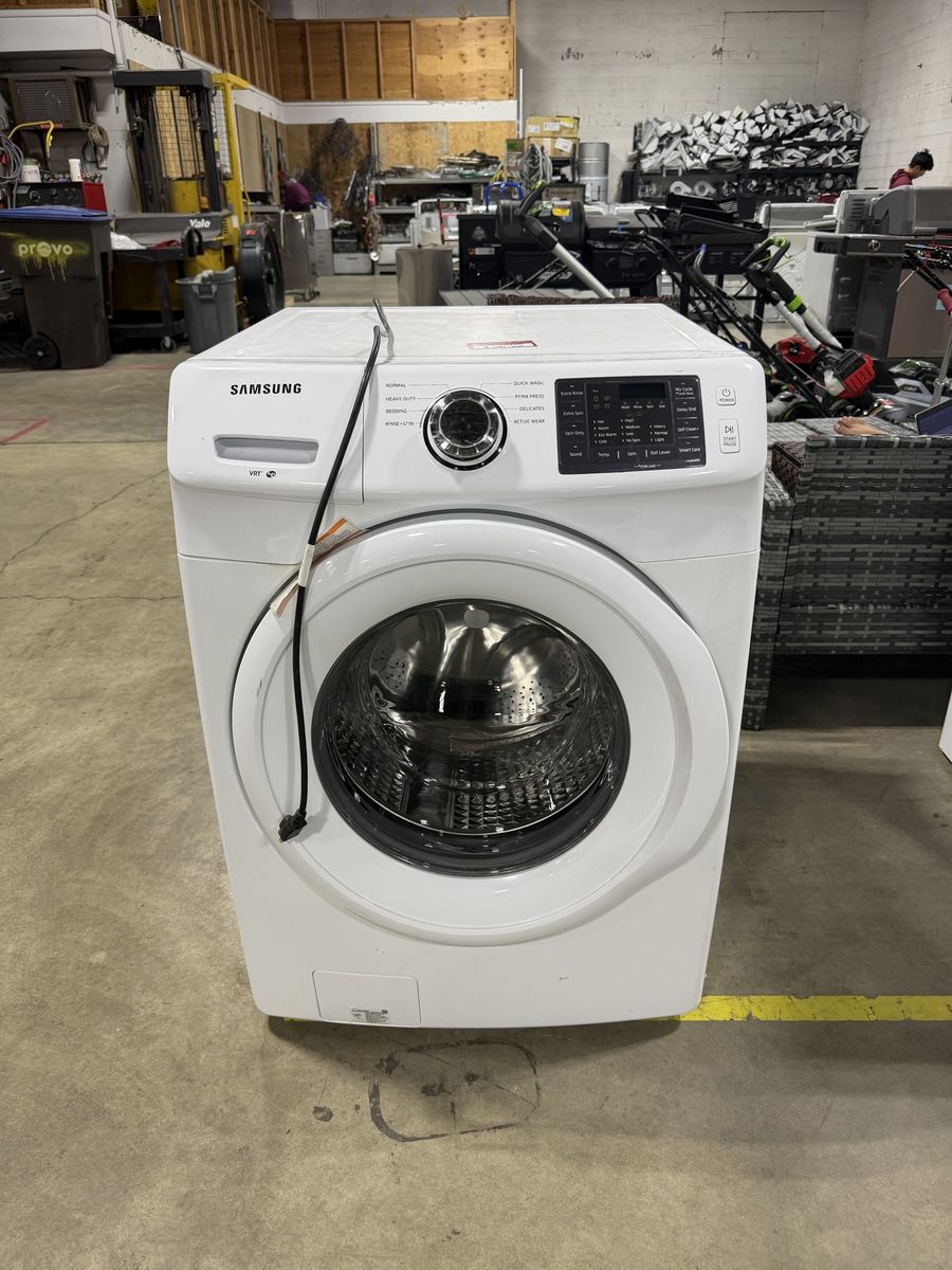 Samsung Front Load Washer - White, VRT Plus Technology
