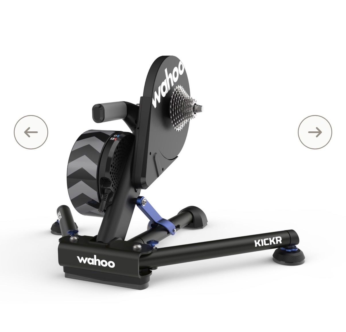 Wahoo KICKR Smart Power Trainer - Direct Drive Indoor Cycling Trainer