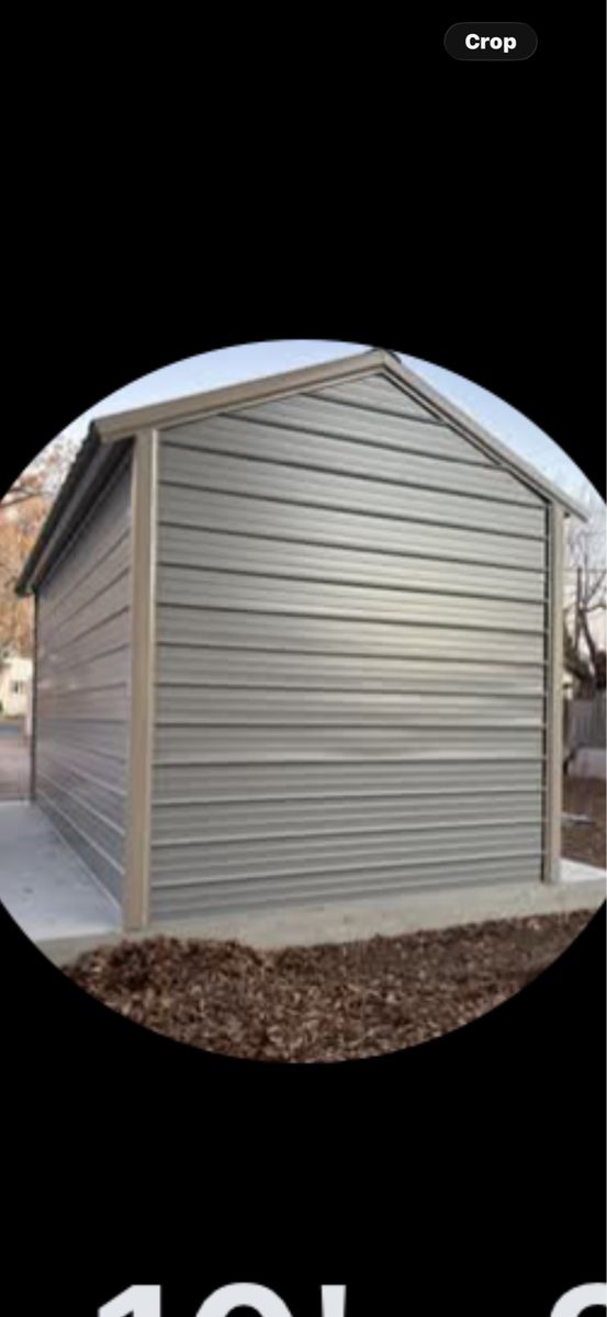 10x20 metal shed high end/heavy duty
