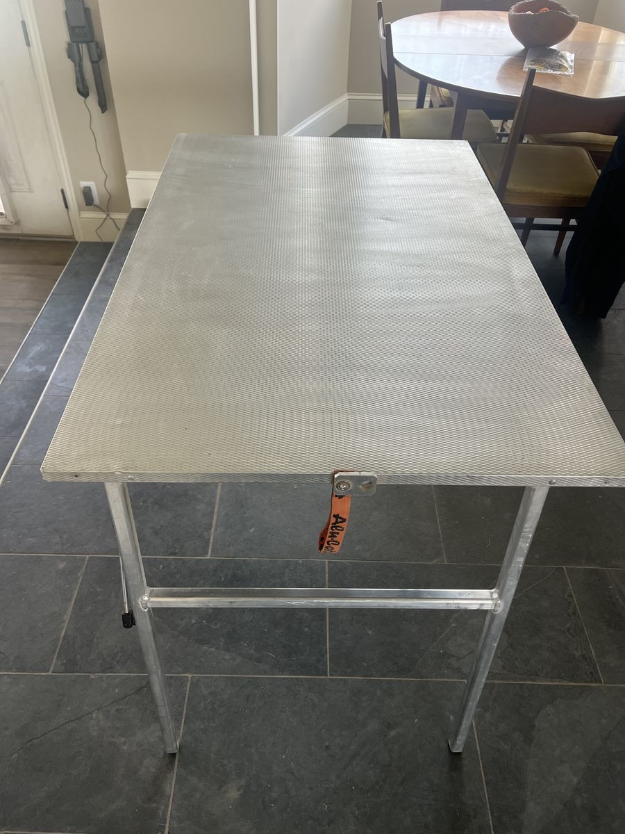 Alu-cab aluminum folding camp table