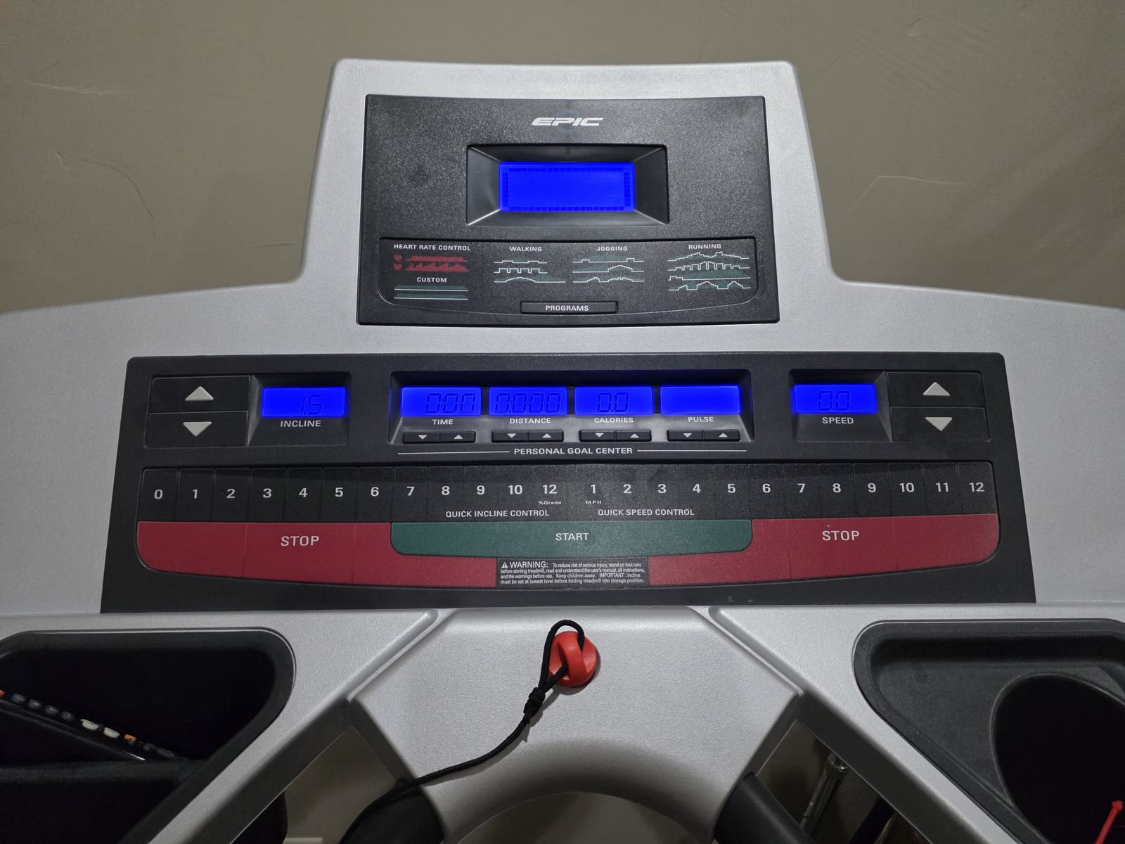 Epic QuieTech Space Saver Folding Treadmill – Works Great