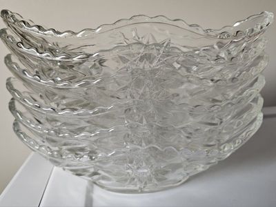 Vintage Anchor Hocking Banana Split Dishes