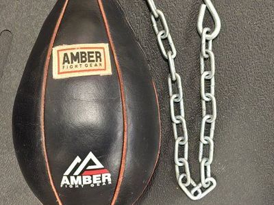 Amber Fight Gear Maize Ball Slip Bag with a chain