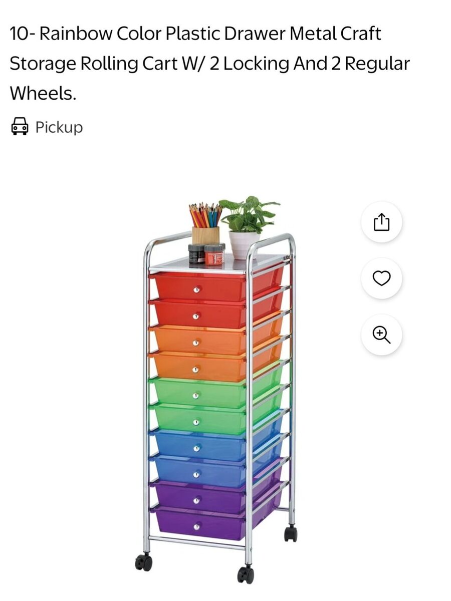 10 Drawer rolling cart