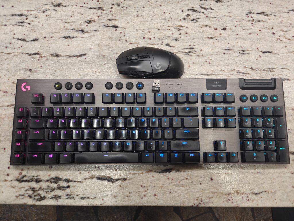 Logitech G915 Wireless Mechanical Keyboard (tactile) & G502x Gaming Mouse