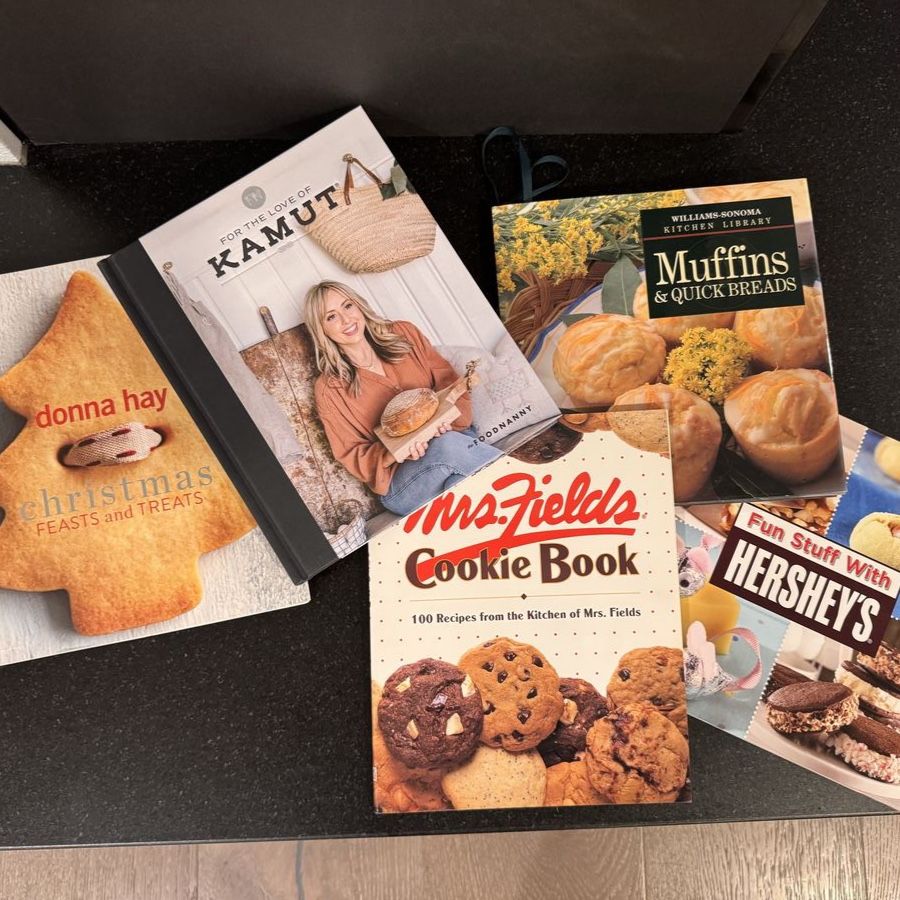 Assortment of Five Great Cookbooks