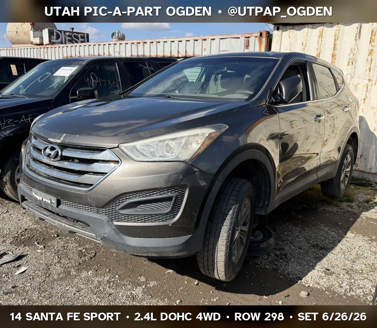 2014 Hyundai Santa Fe Sport Parts - UTPAP Ogden