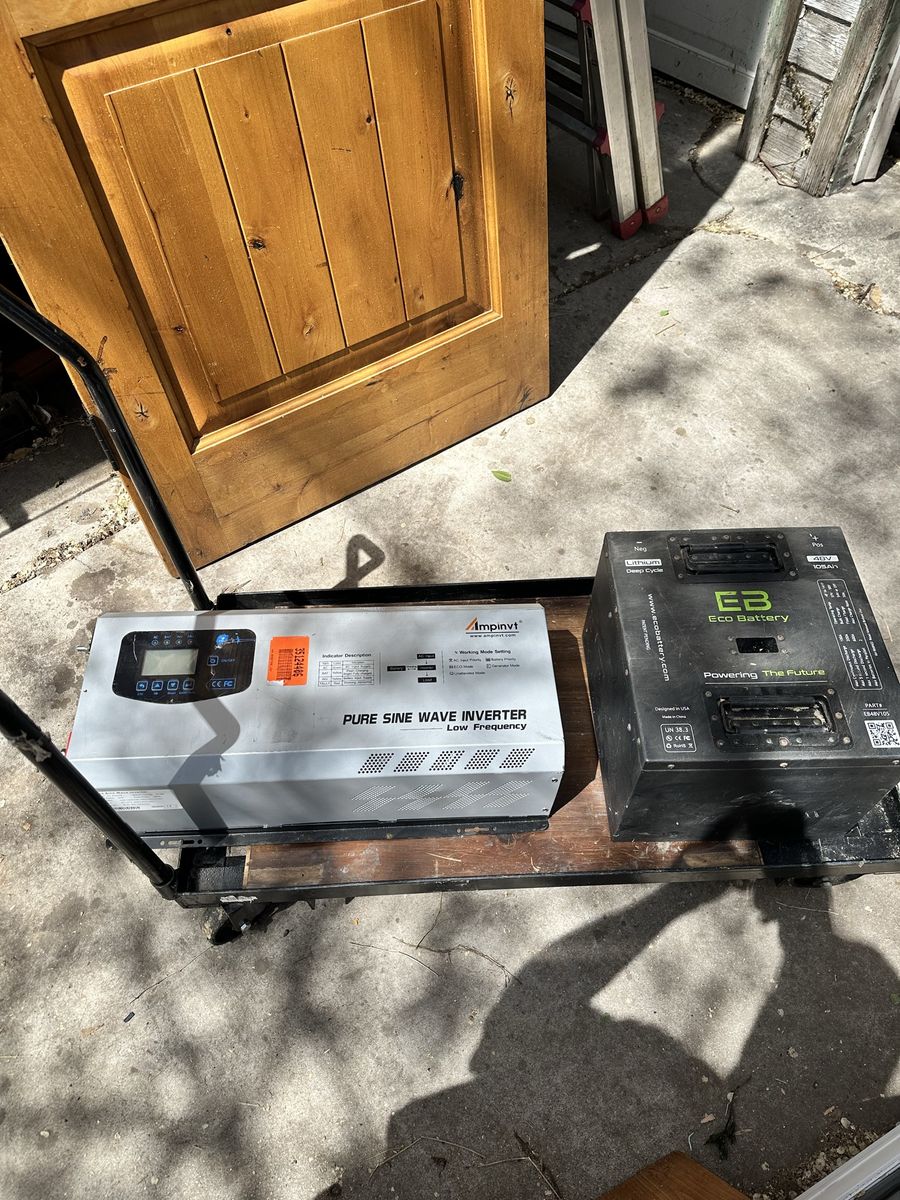 48v Inverter and Battery Off-Grid Solar Generator