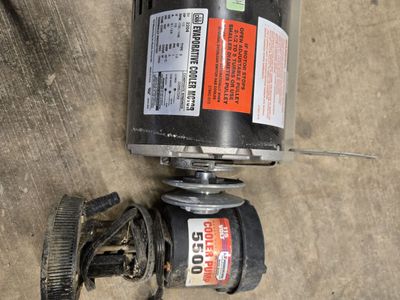 new 1/2 hp Cooler Fan Motor