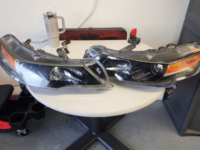 Headlight Assembly Pair 2014 Acura TL
